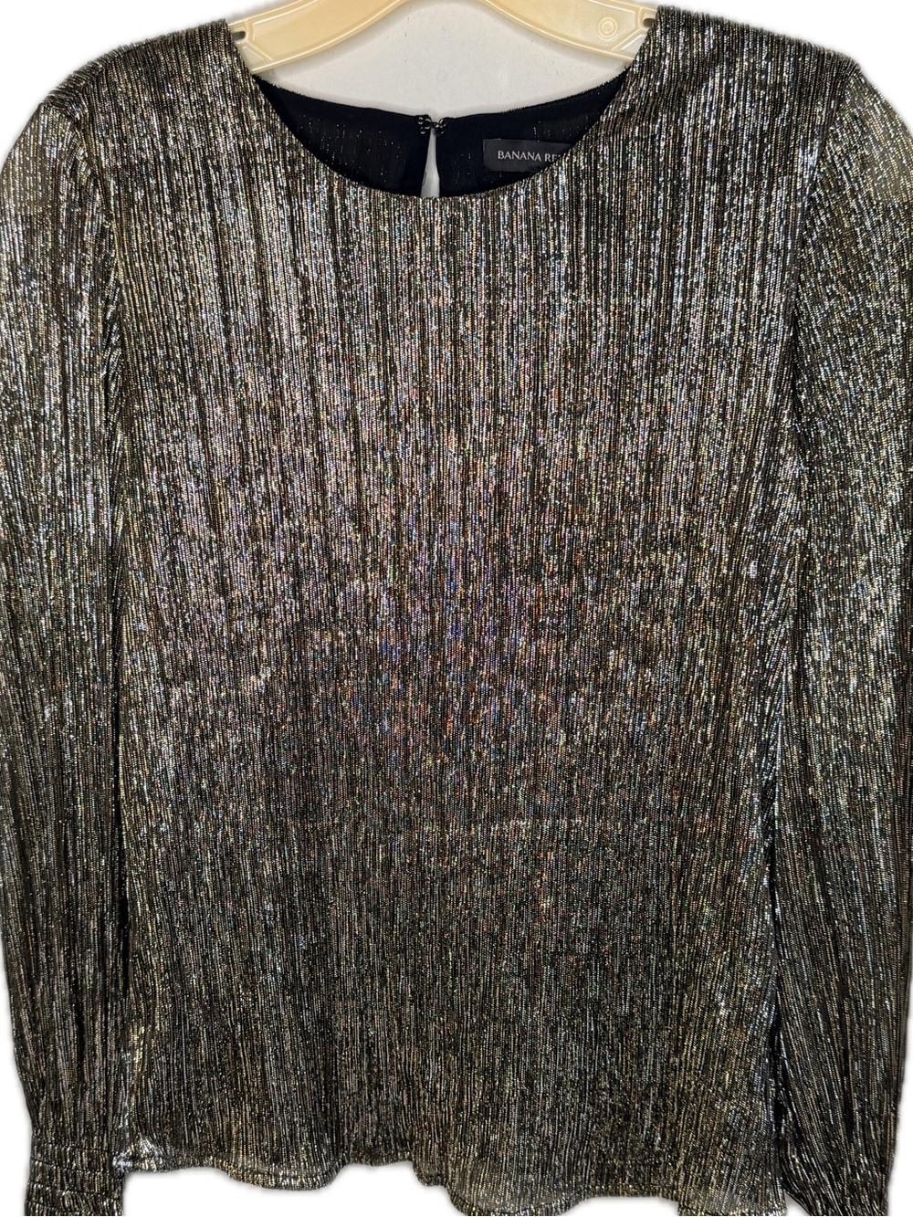 Banana Republic Metallic Top nwt